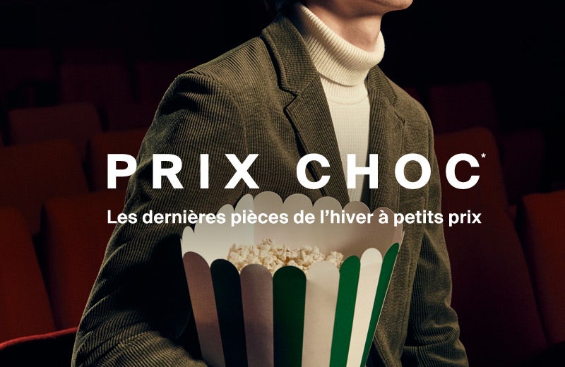 Les PRIX CHOC c'est parti ! Les dernières pièces de l'hiver à petits prix.