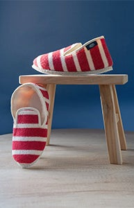 Chaussons rayés "Maoutig" du 35 au 43 - laine 59,00 €