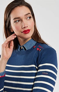 Pull marin Saint Valentin - coton 99,00 €