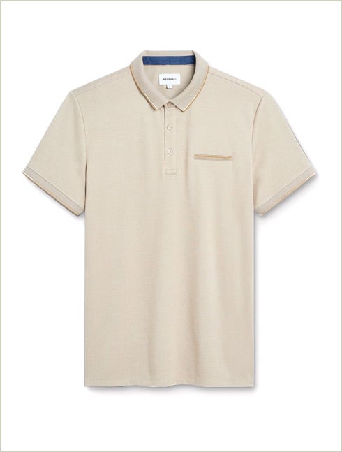 Polo à manches courtes uni