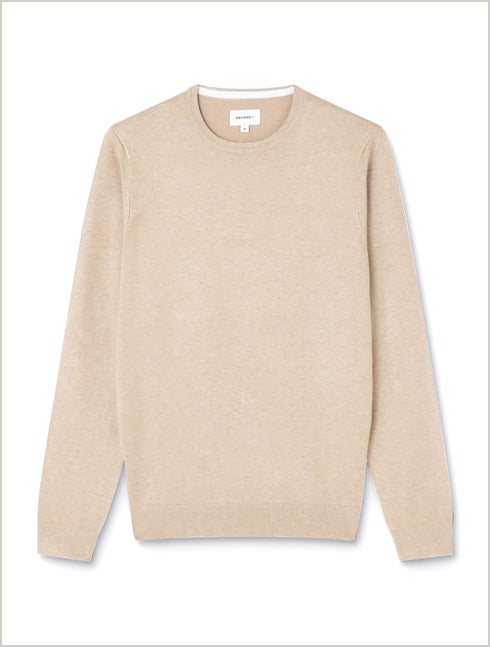 Pull col rond en viscose certifiée