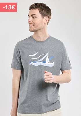 T-shirt "Voilier et vagues" T-shirt "Voilier et vagues"