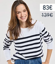 Pull marin rayé - Denham X Armor-lux | 83,00 €