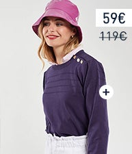 Pull marin ajouré - coton | 59,00 €