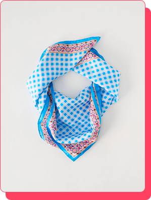 Foulard bleu