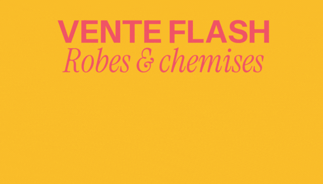 Vente flash robes et chemises -20% en plus sur une sélection