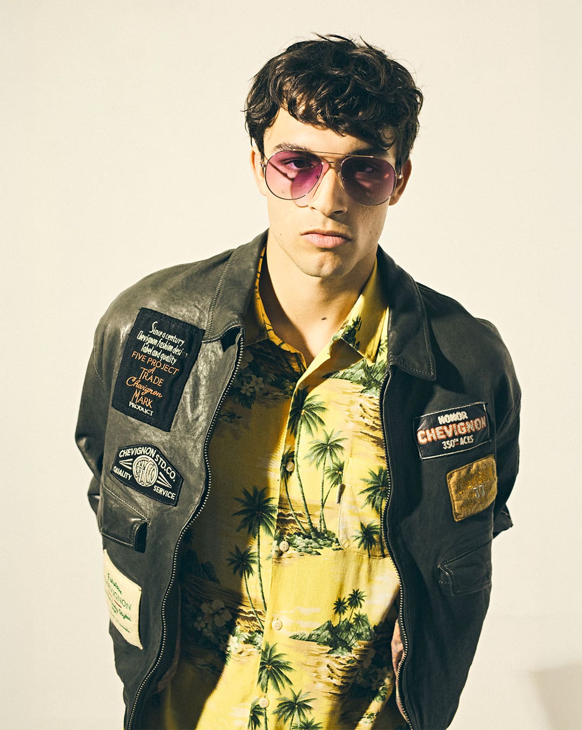LOOK CUIR PILOT GRIS