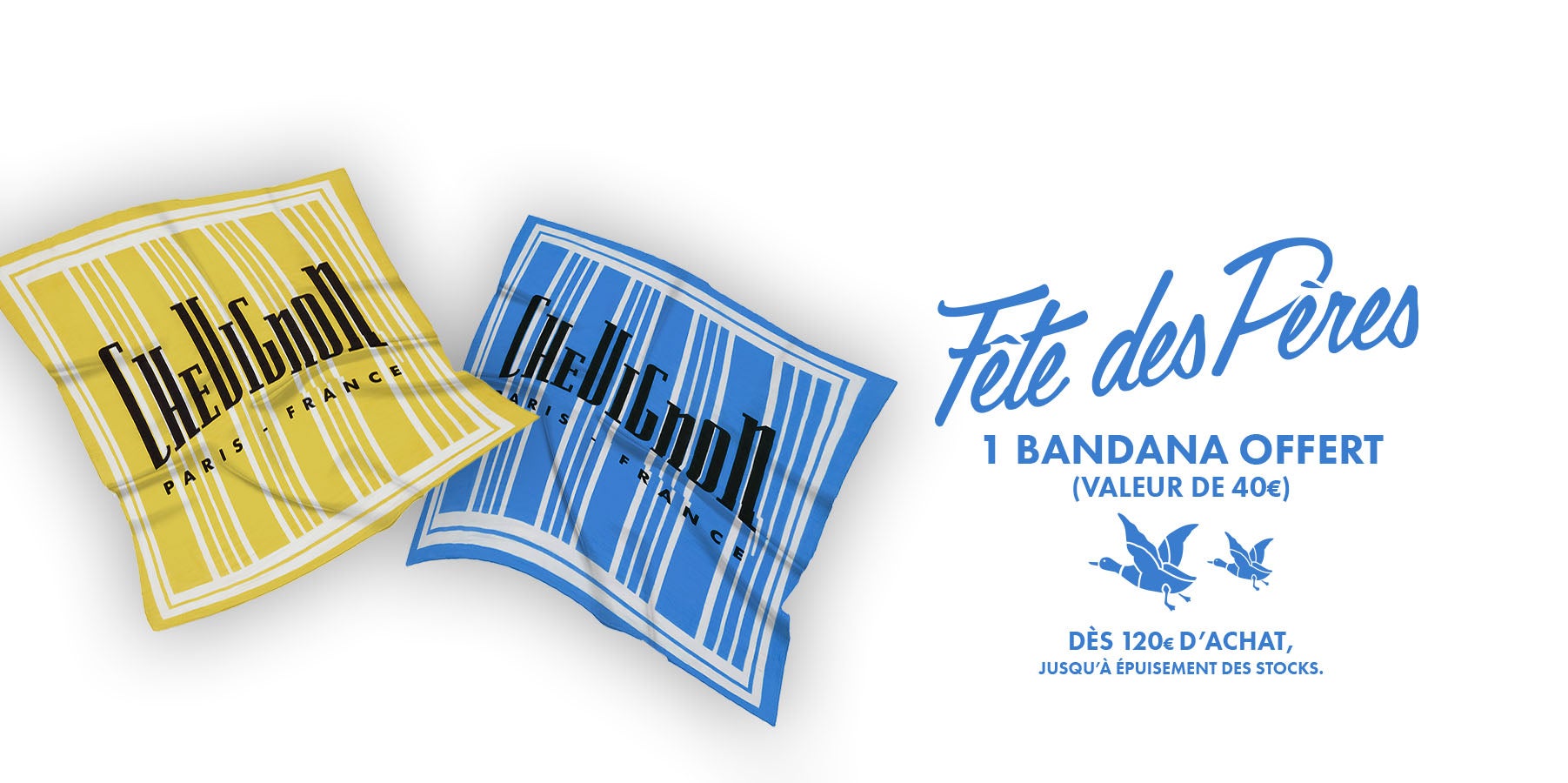BANNIERE BANDANA FETE DES PERES
