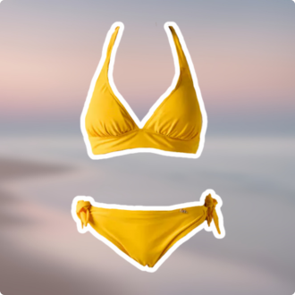 Brassière bleue