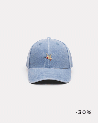 CASQUETTE CITY CAP WASH BLEU