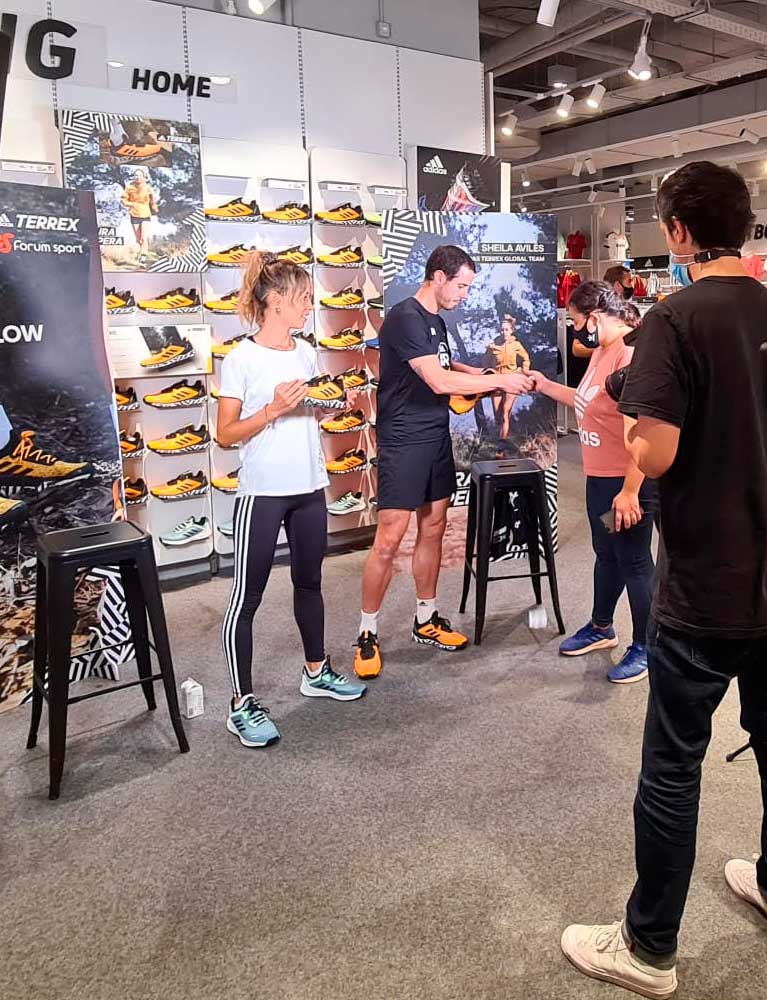 Sheila Avilés presenta las adidas Terrex Agravic Flow en Forum Sport Diagonal