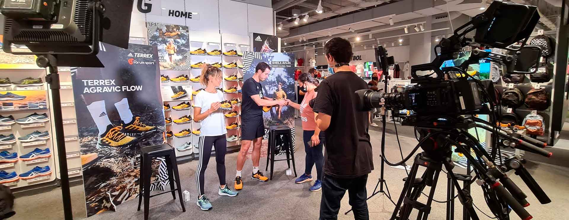 Sheila Avilés presenta las adidas Terrex Agravic Flow en Forum Sport Diagonal